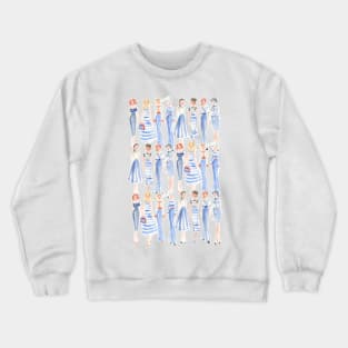 Nautical Style Crewneck Sweatshirt